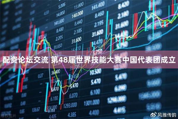 配资论坛交流 第48届世界技能大赛中国代表团成立
